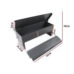 Voederbak met automatische klep voor kippen