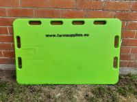 Drijfplank groot groen 120 x 76 x 3 cm inclusief drijfpeddel