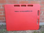 Drijfplank klein rood 90 x 76 x 3 cm inclusief drijfpeddel