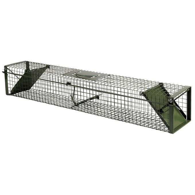 rattenvangkooi groen 2 ingangen 100 cm