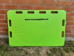 Drijfplank groot groen 120 x 76 x 3 cm inclusief drijfpeddel