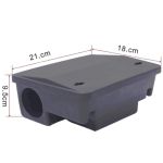 Lokaasbakken voor ratten/muizen midi 21 x 18 x 9.5 cm